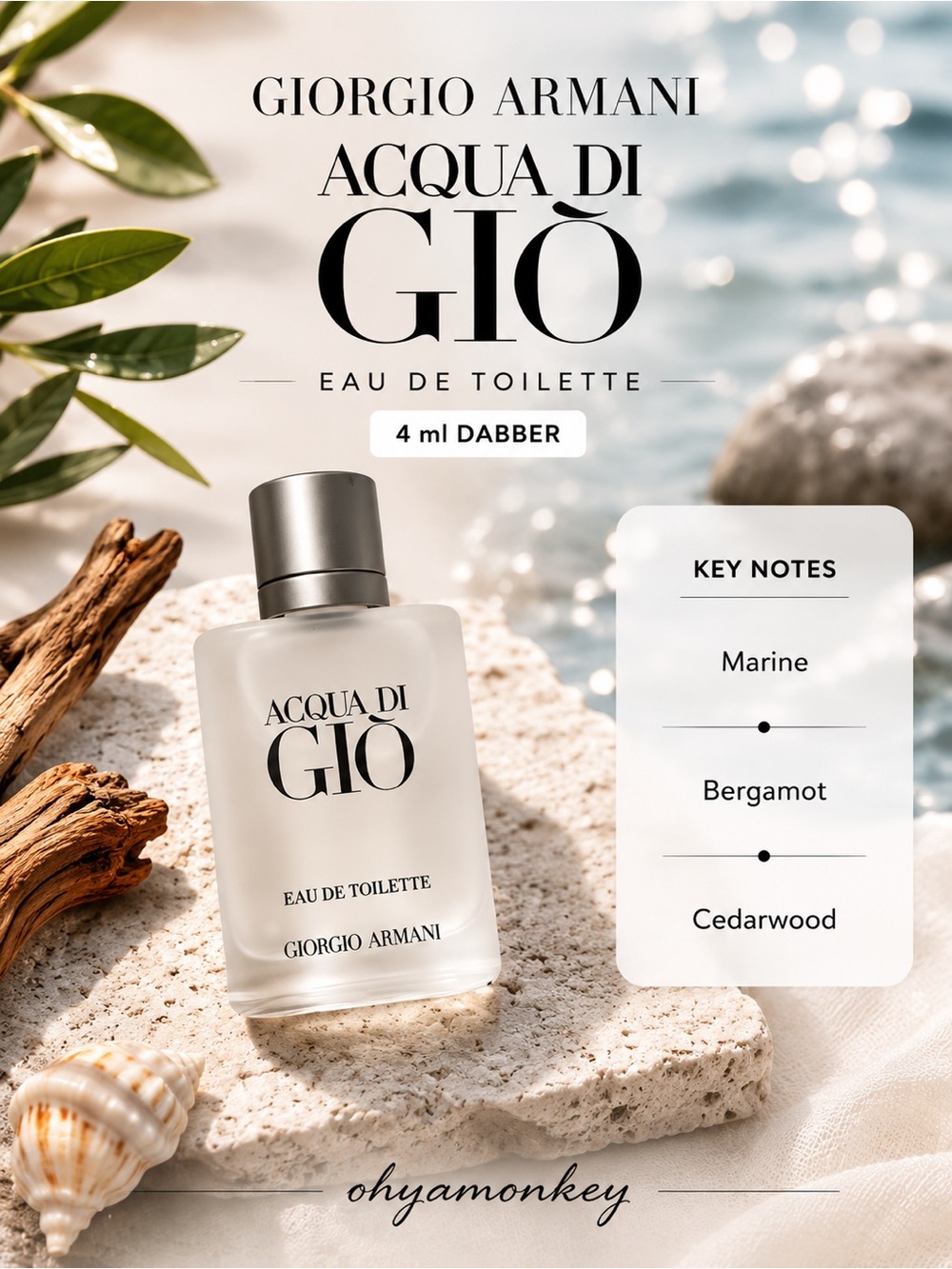 Giorgio Armani Acqua Di For Men  EDT 4ml